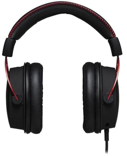 Žaidimų ausinės Kingston Alpha Pro, juodos/raudonos