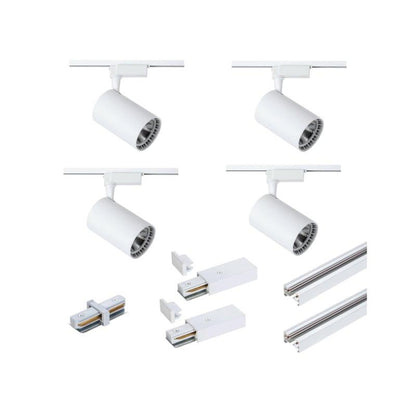 Šviestuvų bėginė sistema DPM X-LINE, 4x 15 W, LED