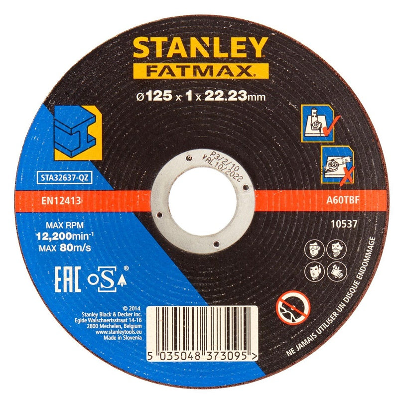 Tarcza tnąca Stanley STA32637, 125x1x22.23 mm
