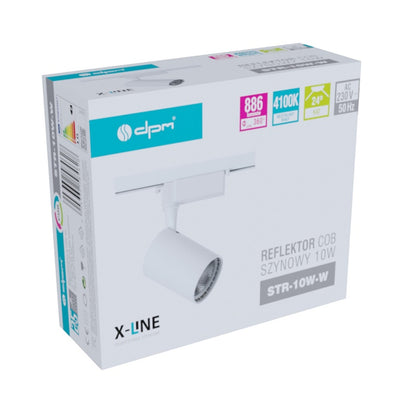 Oprawa do systemu szynowego DPM X-Line STR-10W-W, 10 W, LED,
