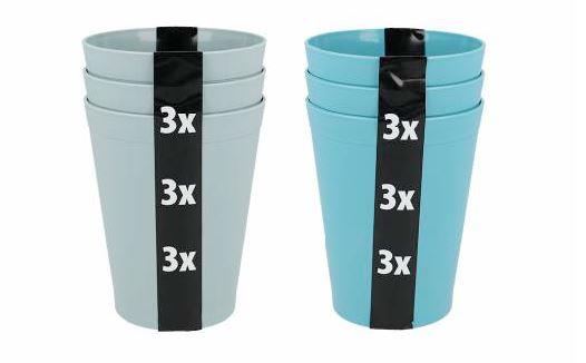 KOMPL PLASTIK PUODELIŲ 300ML 3VNT