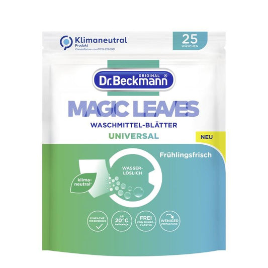 Skalbimo servetėlės Dr. Beckmann Magic Leaves Universal,25vn
