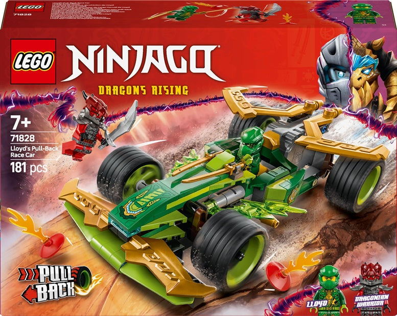 LEGO® Ninjago Lloyd's Pull-Back Race Car, 181 vnt.
