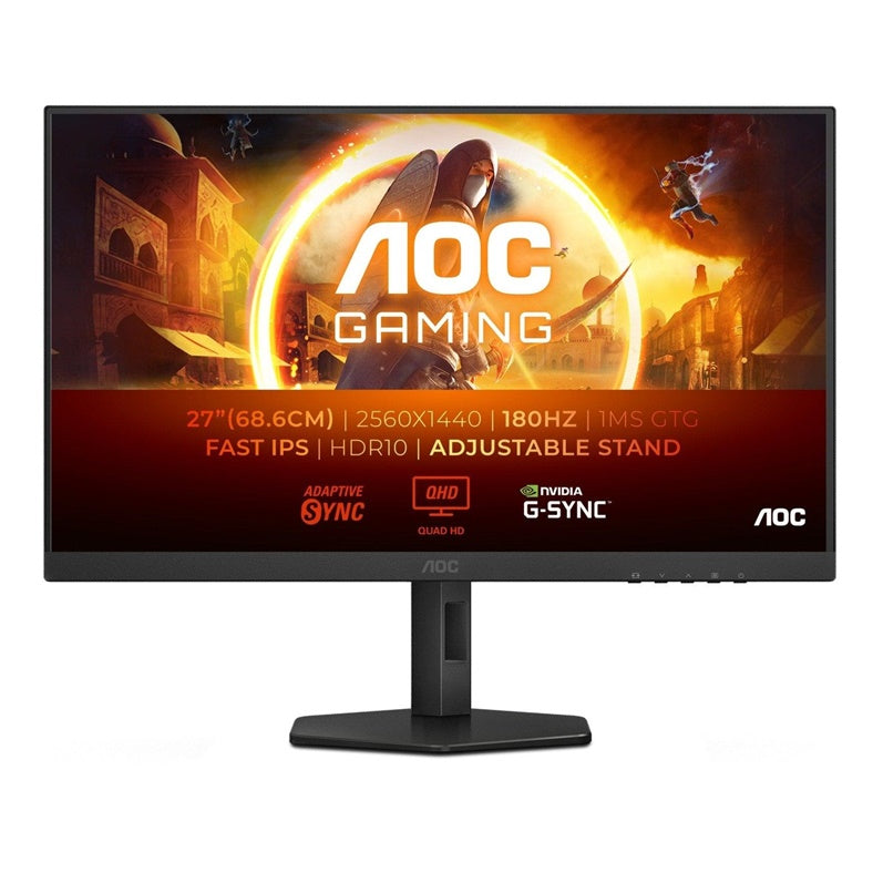 Monitorius AOC Q27G4XF, Q27G4XF, Fast IPS, 180 Hz, QHD, 27"