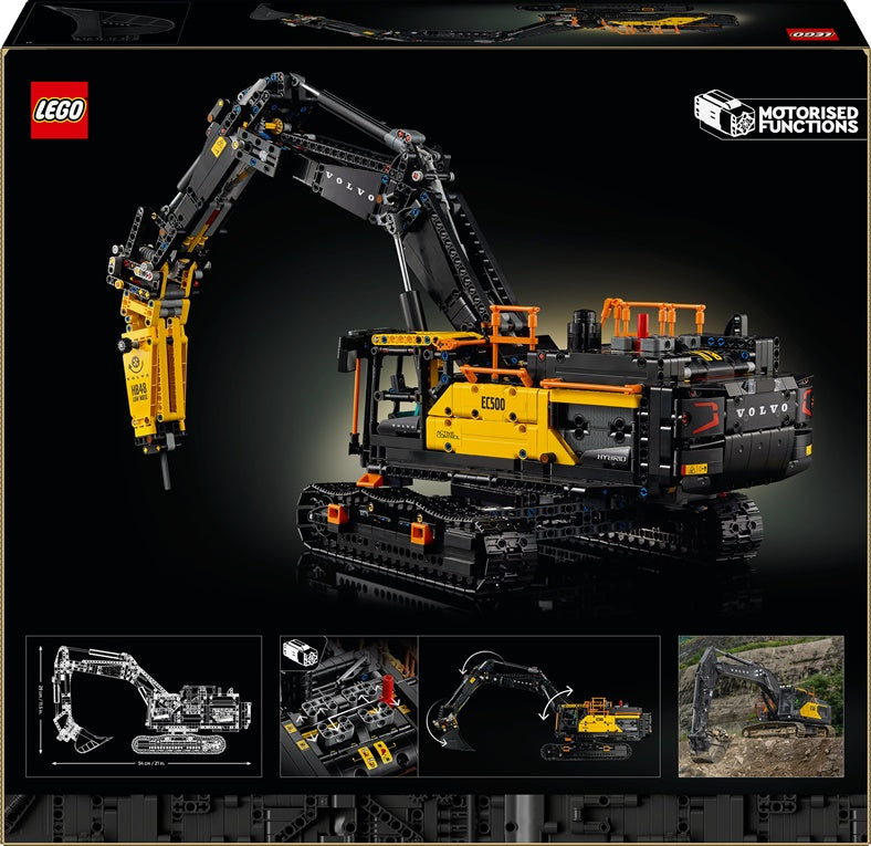 LEGO® Technic Koparka hybrydowa Volvo EC500 42215, 2359 elementów
