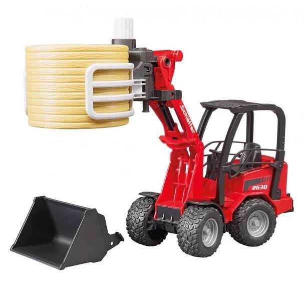 Sunkioji technika Bruder 2630, juoda/raudona
