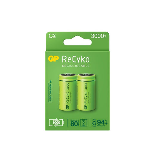 Akumulatorki GP RECYKO C, 3000 mAh, 2 szt.