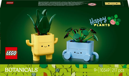 Klocki LEGO® Botanicals Szczęśliwe Rośliny 10349, 217 elementów