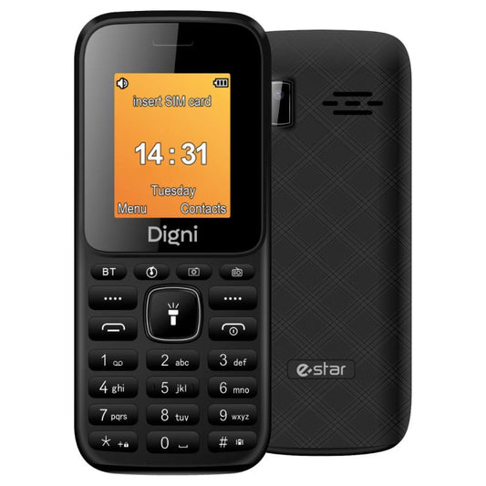 Mobilusis telefonas Estar Digni Mini, 32 MB, juodas