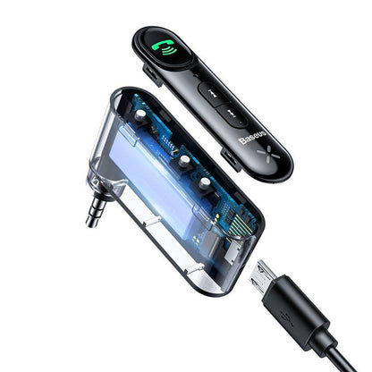 Adapteris BASEUS, 3,5 mm, BLUETOOTH, juodos spalvos