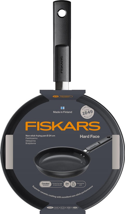 Keptuvė Fiskars Hard face 1075458, 24 cm, aliuminis