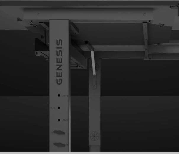 KĄTOWE BIURKO DLA GRACZY GENESIS HOLM 160
