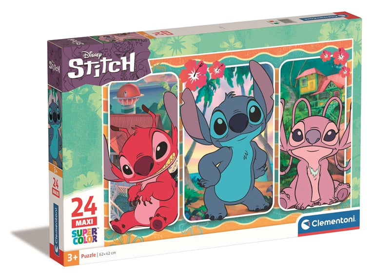Dėlionė Clementoni DISNEY STITCH 24029, 62 cm x 42 cm