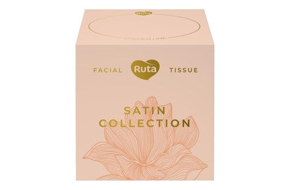 Kosmetinės servetėlės Rūta Satin Collection, 2 sl., 80 vnt.