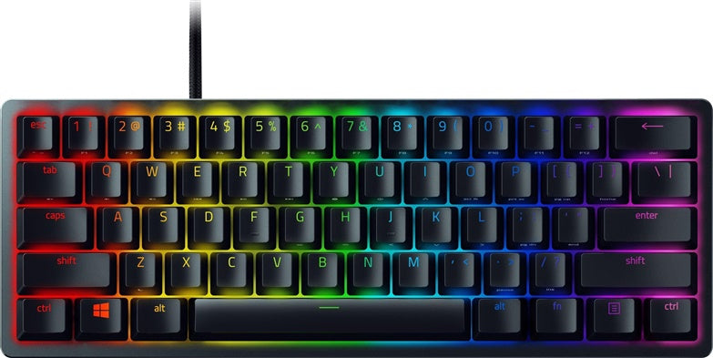 Klawiatura Razer Huntsman Mini Red EN, czarna