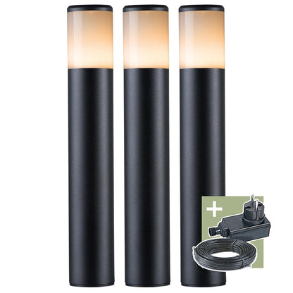 Oprawa oświetleniowa Ludeco IVAN PL1033, 1W, LED, IP44, czarna
