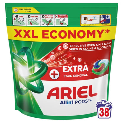 KAPSULĖS SKALB ARIEL EXTRA CLEAN 38VNT