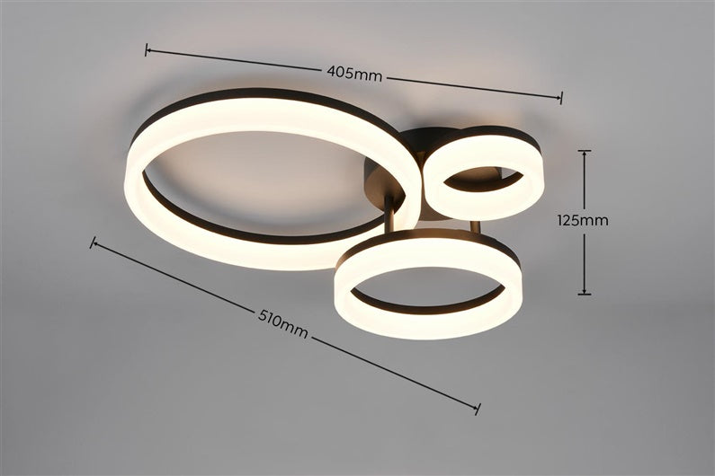 Oprawa sufitowa Trio Scope 4000LM, 32 W, 3000 °K