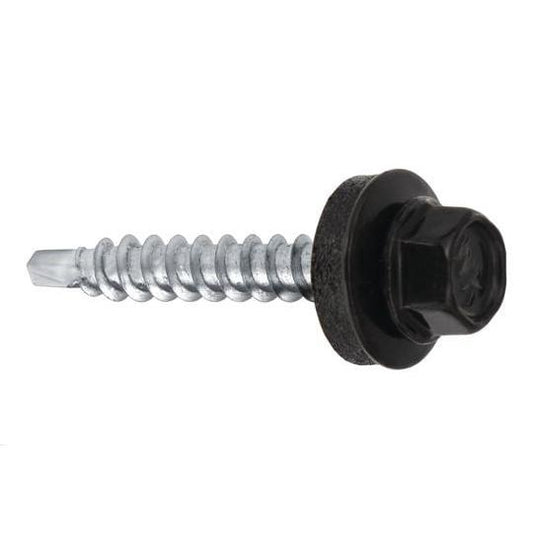 Wkręt samogwintujący Wkret-Met WFD, RAL9005, 4.8 mm x 25 mm, 250 szt.