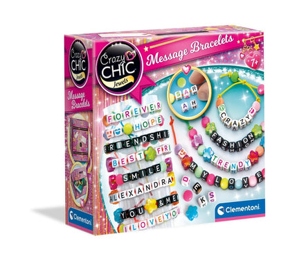 Zestaw do robienia bransoletek Clementoni Message Bracelets