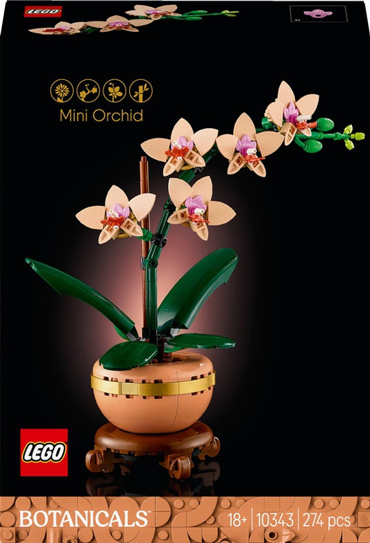 LEGO® Botanical Collection Mini storczyk 10343, 274 elementy