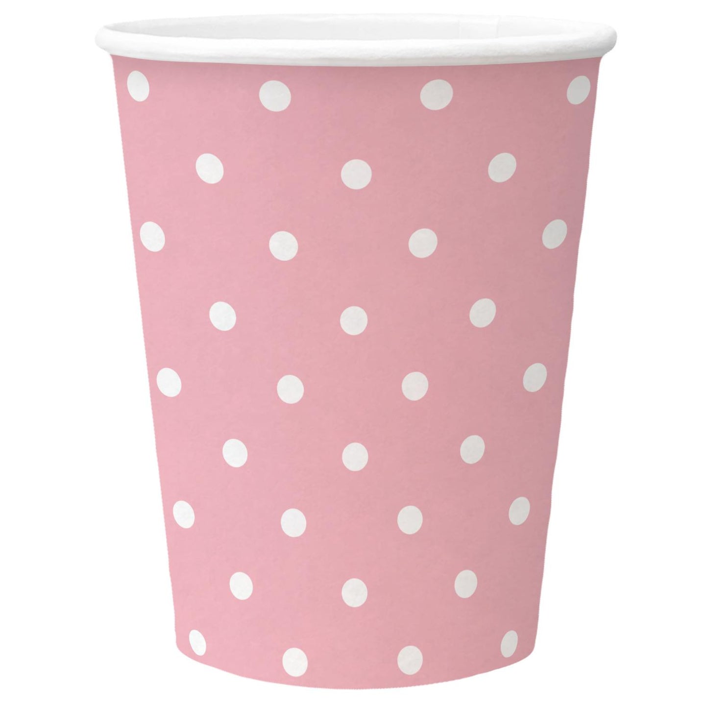 Vienkartiniai puodeliai PAW Pink Dots, 250 ml, 8 vnt.