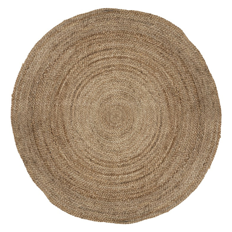 Dywan Atmosphera Jute 181000, piaskowo-brązowy, śr. 120 cm