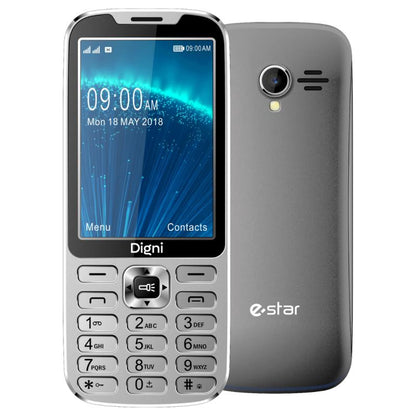 Telefon komórkowy Estar Digni Call 4G, 64 MB, srebrny