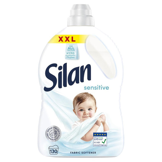 MINKŠKI PŁYN DO PŁUKANIA TKANIN SILAN SENSITIVE 130 PRAŃ 2.86L