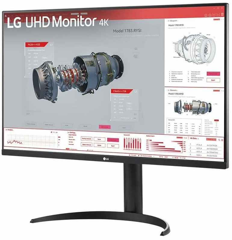 Monitorius LG 32BR55UK-B, VA, 60 Hz, 4K UHD, 31.5"