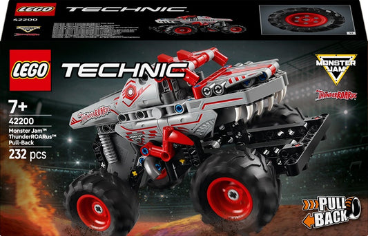 LEGO® Technic Monster Jam™ ThunderROARus™ z napędem typu pull-back, 232 elementy