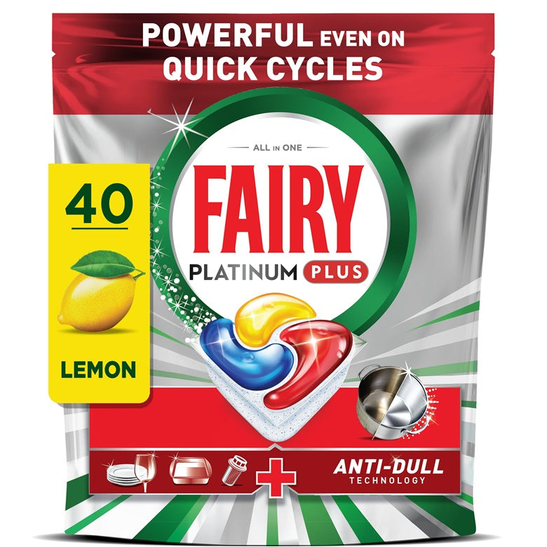KAPSULĖS IND FAIRY PLAT PLUS LEMON 40VNT