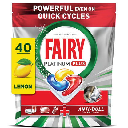 KAPSULĖS IND FAIRY PLAT PLUS LEMON 40VNT