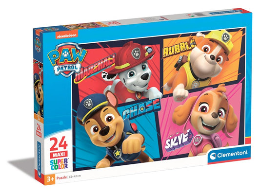 Puzzle Clementoni PSI PATROL MAXI 24238, 62 cm x 42 cm