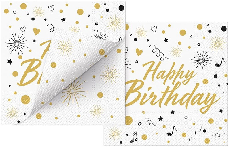 Serwetki papierowe PAW Confetti, 33 cm x 33 cm, 20 szt.