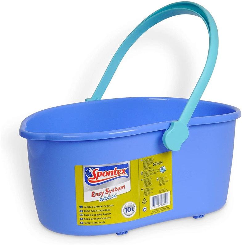 Wiadro Spontex Easy Max, 10 l, niebieskie