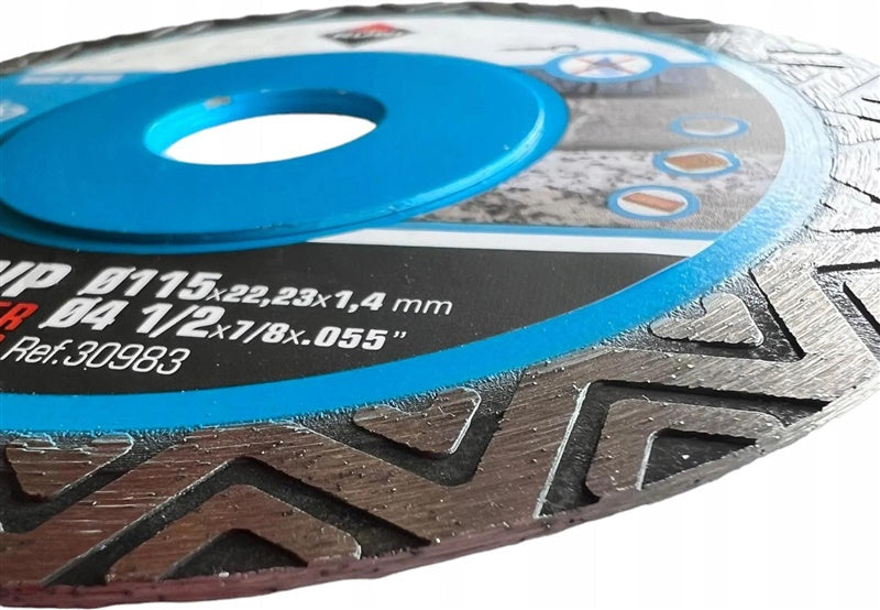 Deimantinis pjovmo diskas Rubi 115 x 1.4 x 22.23