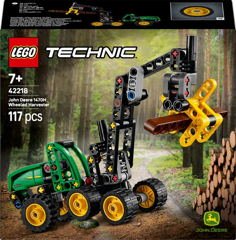 Konstruktor LEGO® Technic John Deere 1470H 42218, 117 elementów
