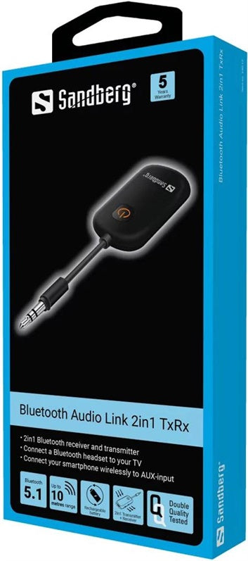 Bluetooth siųstuvas Sandberg Audio Link 2in1 3.5 mm