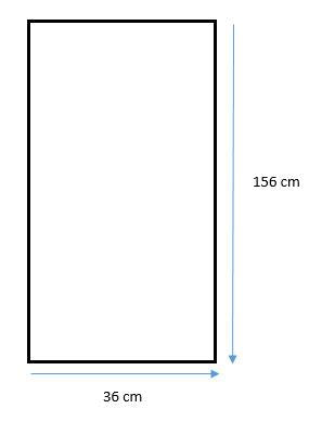 LUSTRO STOJĄCE Z RAMĄ 156X36 CM CZARNE
