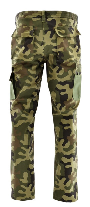 Spodnie robocze Sara Workwear, zielone, bawełna/poliester, XXL