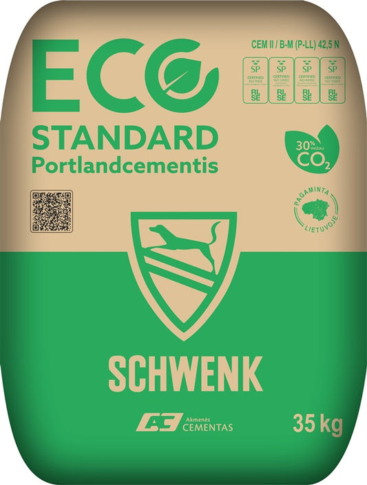Pilkas cementas CEM II / B-M (P-LL) 42.5N, 35 KG
