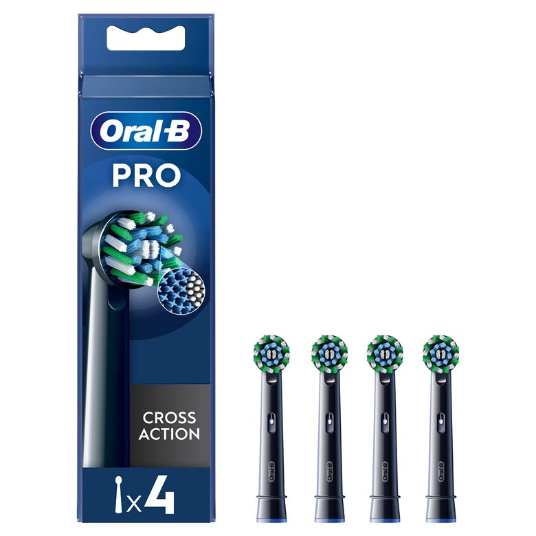 Dantų šepetėlio galvutė Oral-B EB50-4, juoda, 4 vnt.