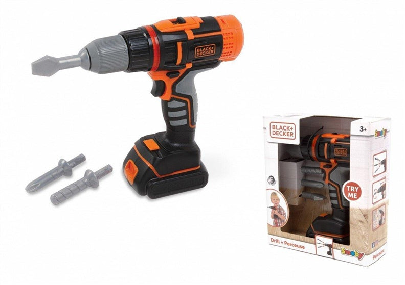 Žaislinis meistro įrankis, gręžtuvas Smoby Black & Decker