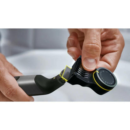 Barzdaskutė Philips OneBlade Pro 360, li-ion, juoda/žalia
