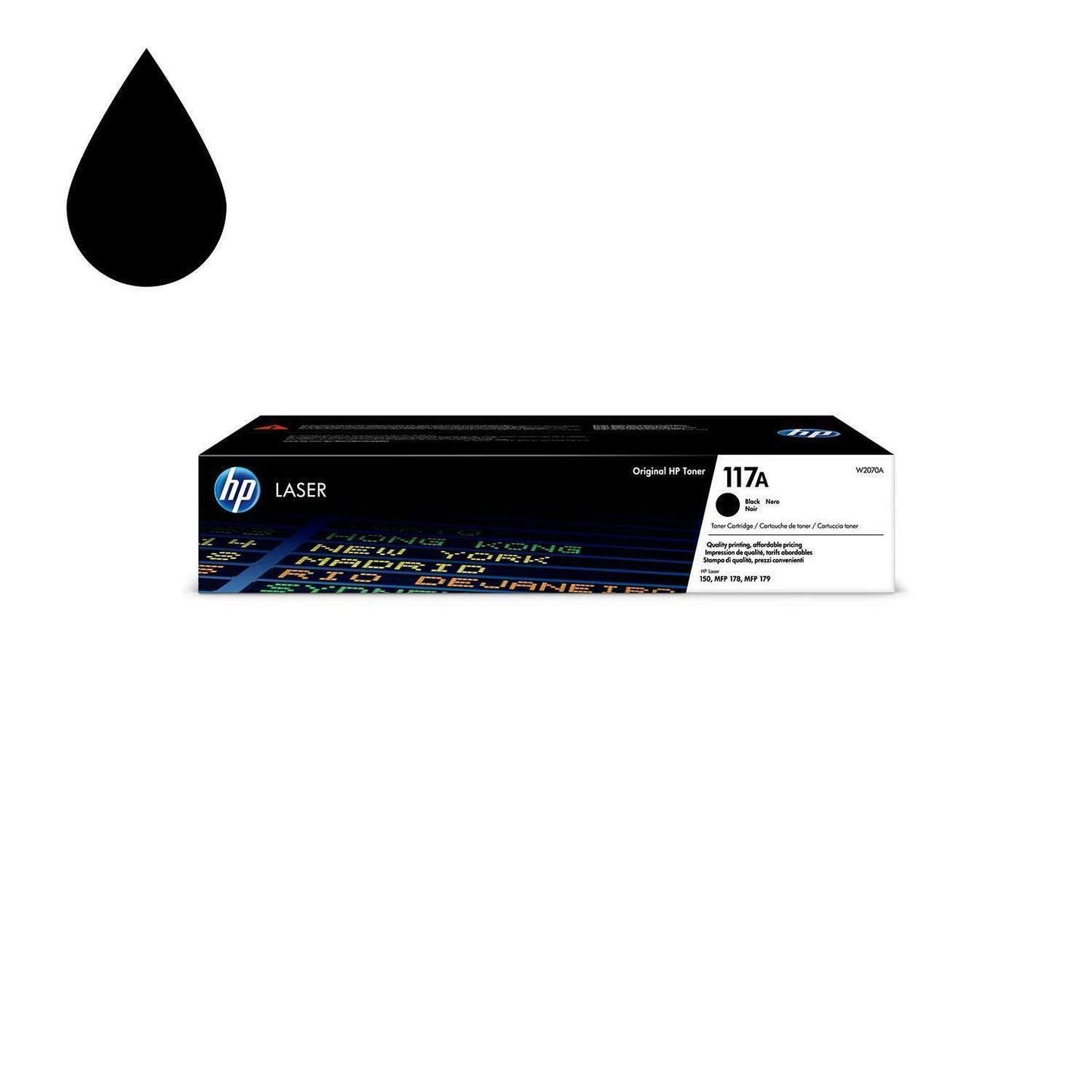 Tonerių kasetė HP Laser W2070A, juoda