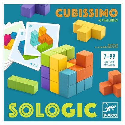 Zestaw do tworzenia drewnianych figur Djeco Cubissimo