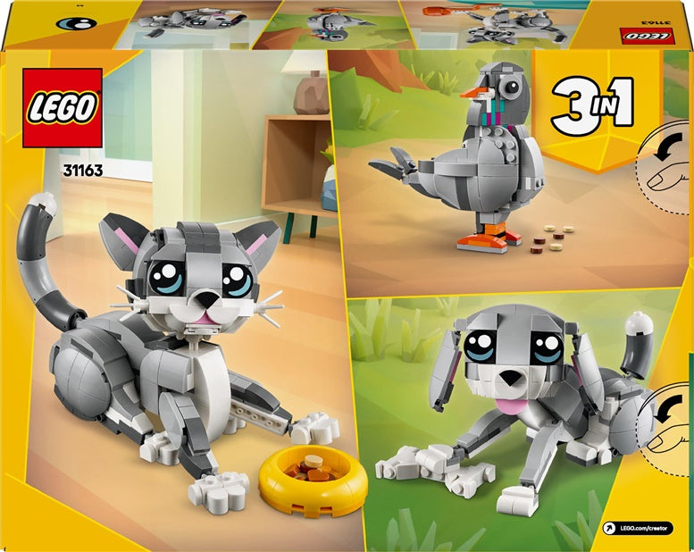 Zestaw LEGO® Creator Figlarny kot 31163, 407 elementów