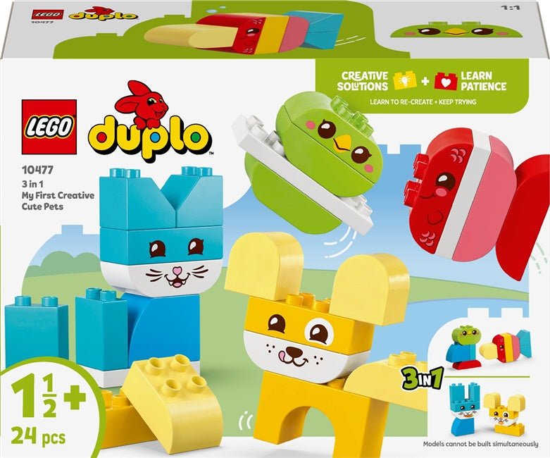 Konstruktorius LEGO® DUPLO® „3 in 1“ gyvūnėliai 10477, 24vnt
