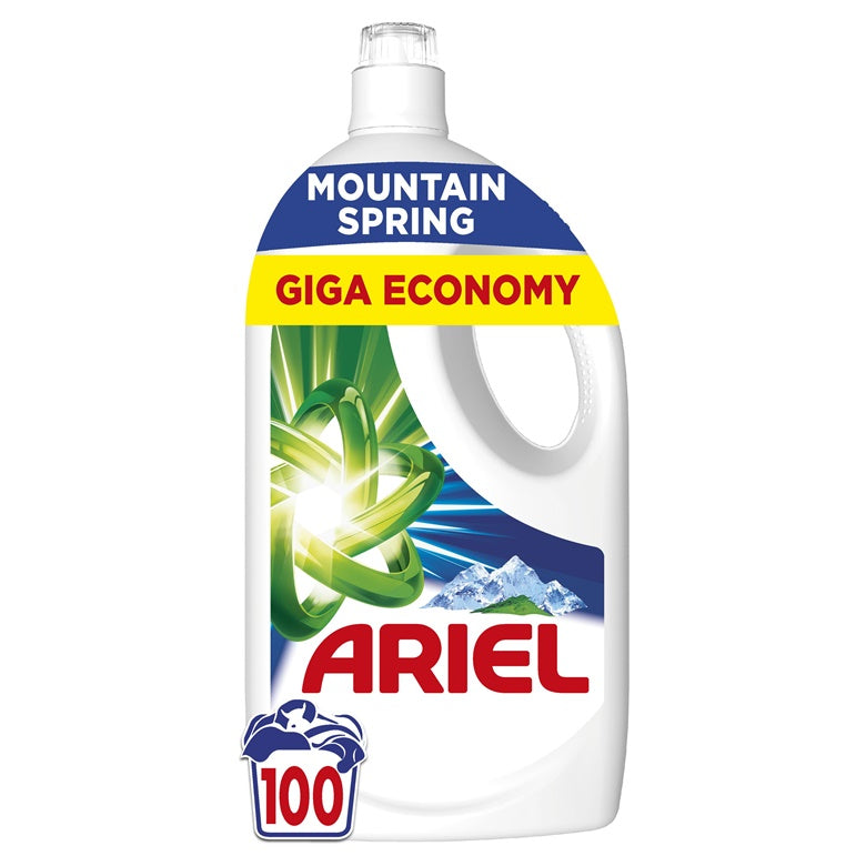 Skalbimo gelis Ariel Mountain Spring, 100 skalbimų 4.5 l